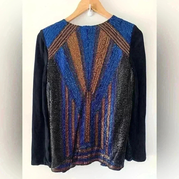 FRENCH CONNECTION Open Cardigan with Sequins - Picture 5 of 9